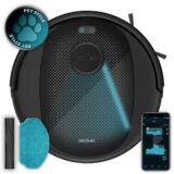 Cecotec Conga 7690 Immortal MAX M: Robot Aspirador y Friegasuelos con Láser y 5000Pa