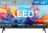 Metz TV 43 Pulgadas Smart TV QLED con HDR10 y Dolby Audio – ¡Oferta de tiempo limitado!