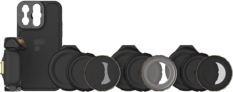 Kit Director PolarPro LiteChaser para iPhone 13 Pro: Funda, Filtros y Agarre Bluetooth