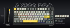 Teclado mecánico Ajazz AK820 Pro con pantalla – Oferta Prime Day!